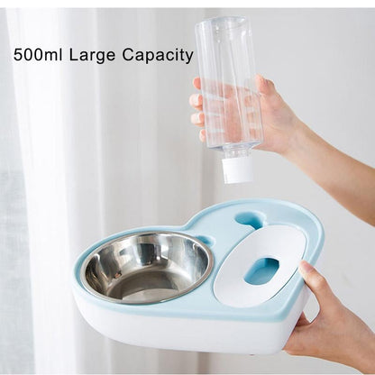 2-in-1 Dog & Cat Feeder Station