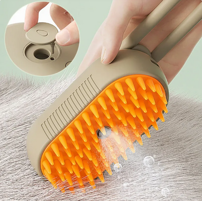 3-in-1 Steam Pet Grooming Brush