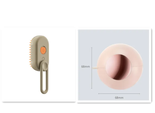 3-in-1 Steam Pet Grooming Brush